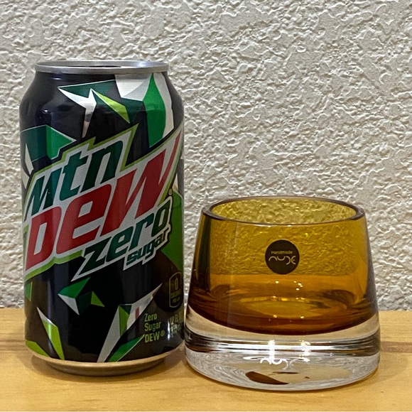 NUDE Joy Amber Small Votive Candle Holder - Picture 4 of 12